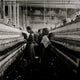 Spinners & Doffers at Mollahan Mills Poster Print showcasing historical textile production