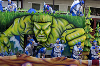 Hulk Green Monster on Mardi Gras Float Poster Print by Carol Highsmith