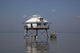 Middle Bay Lighthouse Poster Print showcasing Mobile Bay, Alabama.