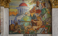 Murals Permanent Display Art Print by John Augustus Walker - Museum of Mobile