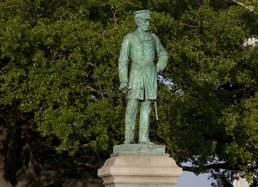 Statue of C.S. Steamer, Rear Admiral of the C.S. Navy Poster Print by Carol Highsmith.