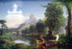 Vision of a Religious Angel Guiding a Youth to a Castle in the Sky Poster Print by Thomas Cole