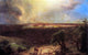 Travelers Look Over the Walled City of Jerusalem Poster Print by Frederic Edwin Church