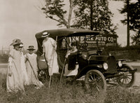 Suffrage Farmers Going to Work Poster Print showcasing historical imagery.