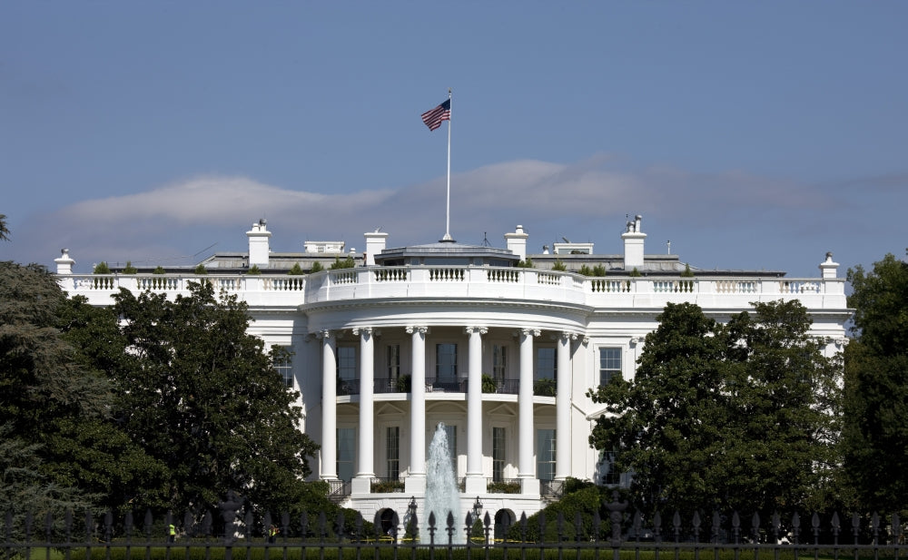 The White House Poster Print showcasing the iconic U.S. landmark.