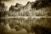 Yosemite Valley scenic poster print showcasing the Sierra Nevada mountains