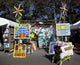 Fairhope Art Festival Poster Print depicting the vibrant festival atmosphere in Fairhope, Alabama.