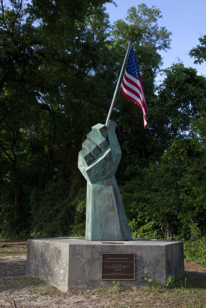 Veterans Memorial in Daphne, Alabama Poster Print showcasing tribute to heroes.