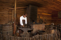 Constitution Village Blacksmithing Poster Print showcasing Huntsville, Alabama