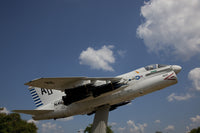 Old jet plane poster print in Veterans Memorial Park Tuscaloosa Alabama