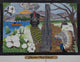 Mural at Cherokee High School Poster Print depicting a vibrant mural.