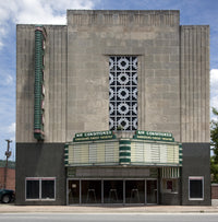 Pittman Movie Theatre Poster Print showcasing classic cinema decor