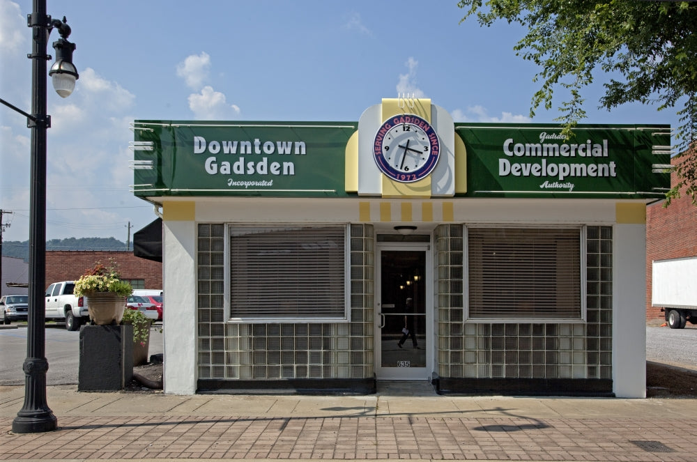 Commercial Development Authority Poster Print featuring Gadsden, Alabama