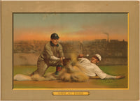 Pittsburgh vs. New York Poster Print depicting a sports rivalry