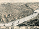 Bird's Eye View of Kansas City, Missouri Poster Print from 1869