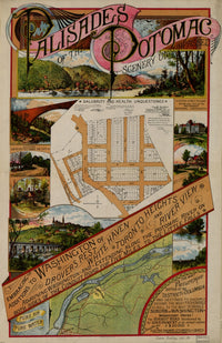 Palisades Potomac Poster Print featuring serene landscape artwork.