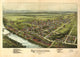 Royersford Pennsylvania 1893 Poster Print showcasing historical artwork.
