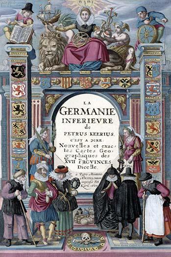 Frontispiece for the Keere Atlas Poster Print by Pieter Van der Keere