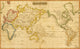 Mercator's Chart 1817 Poster Print - Historical Map Art