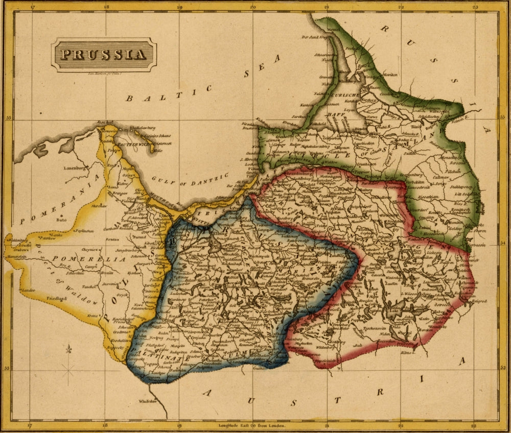 Prussia 1817 Poster Print showcasing historical artwork.