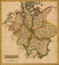 Germany 1817 Historical Poster Print - Available in Various Sizes