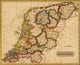 Holland or Netherlands 1817 Poster Print showcasing Dutch landscape.