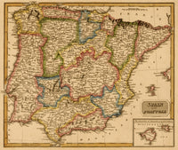 Spain 1817 Poster Print showcasing historical art.