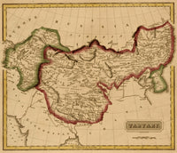 Tartary - Mongolia (1817) Poster Print showcasing historical landscape.