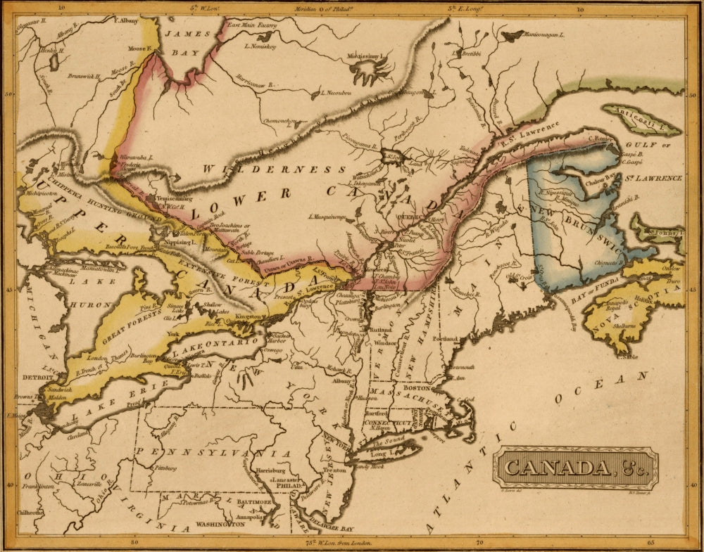 Canada-1817 Poster Print showcasing historical charm.