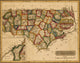 North Carolina - 1817 Vintage Poster Print showcasing historical charm.