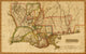 Louisiana 1817 Poster Print showcasing historical artwork.