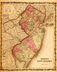 New Jersey 1862 Poster Print showcasing historical artwork