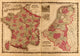 France, Holland & Belgium 1862 Vintage Poster Print