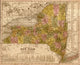 New York 1844 Vintage Poster Print showcasing historical charm
