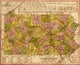 Pennsylvania 1844 Historical Poster Print