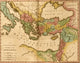 Countries Travelled by the Apostles Poster Print featuring vibrant colors and intricate details.