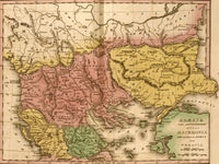 Ancient Greece, Macedonia, & Thrace Poster Print showcasing rich history.