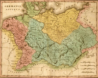 Ancient Germany poster print showcasing historical artwork.