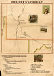 Braddock's Defeat Poster Print showcasing historical military artwork.