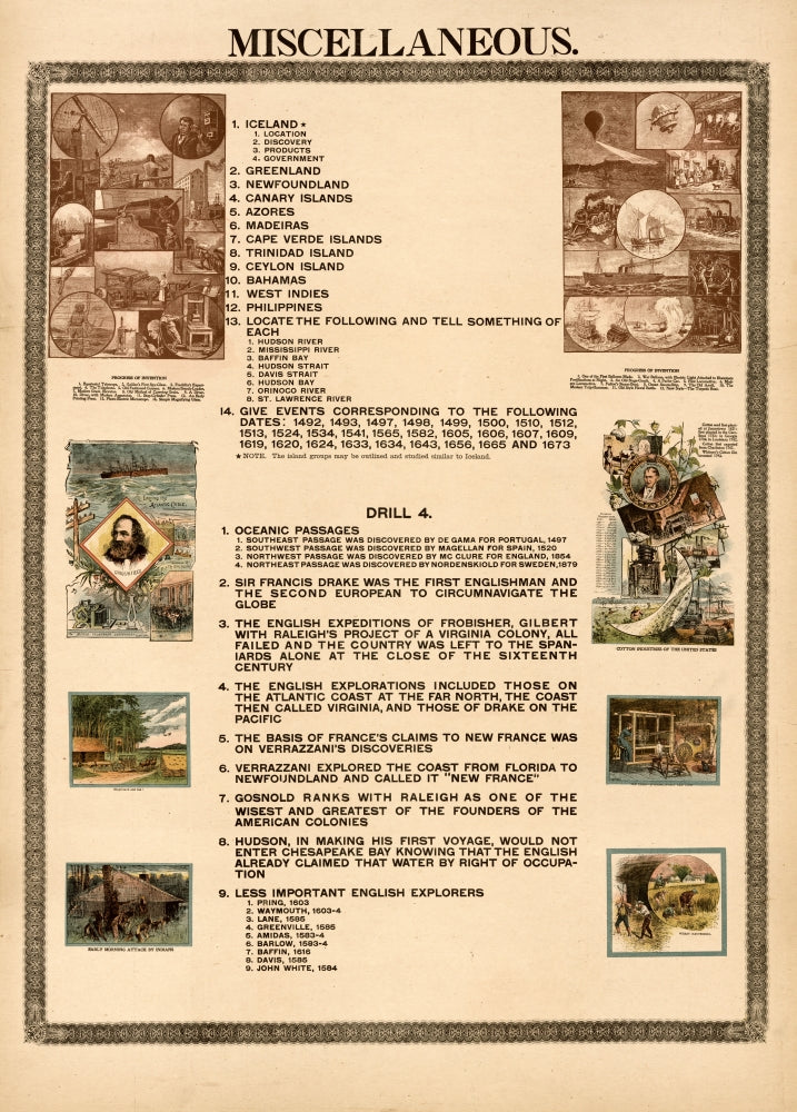 Miscellaneous Explorations Poster Print showcasing abstract artistic exploration.