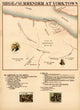 Siege & Surrender at Yorktown Poster Print depicting the American Revolutionary War surrender.