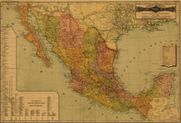 Mexico scenic poster print showcasing stunning landscape art.
