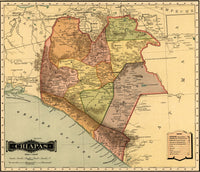 Chipas - 1844 Poster Print showcasing vibrant colors and intricate details.
