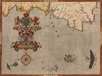 Spanish Expeditions to Invade England Poster Print illustrating 16th century history.
