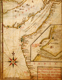 Portuguese Port of Goa in India 1630 Poster Print
