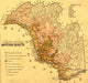 Land Allocation Map Poster Print showing land distribution and reserves.