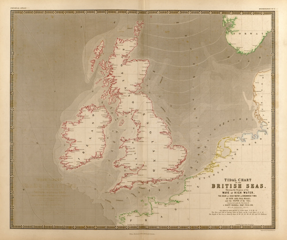 The Physical Atlas Poster Print illustrating natural phenomena