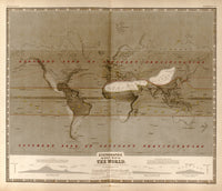 The Physical Atlas Geographical Distribution Maps Poster Print