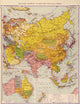 Asia 1934 vintage travel poster print
