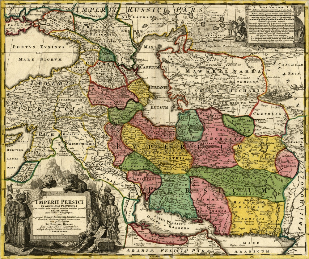 Imperial Persia art print showcasing the beauty of Iran's landscape.